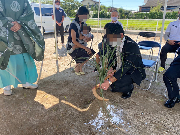 佐賀市K様邸「木の家」　地鎮祭の画像