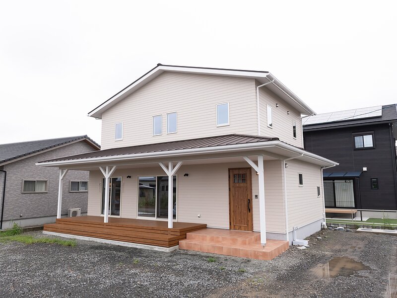 ＜白石町注文住宅：M様：ecomama＞西海岸風の家事ラクの家