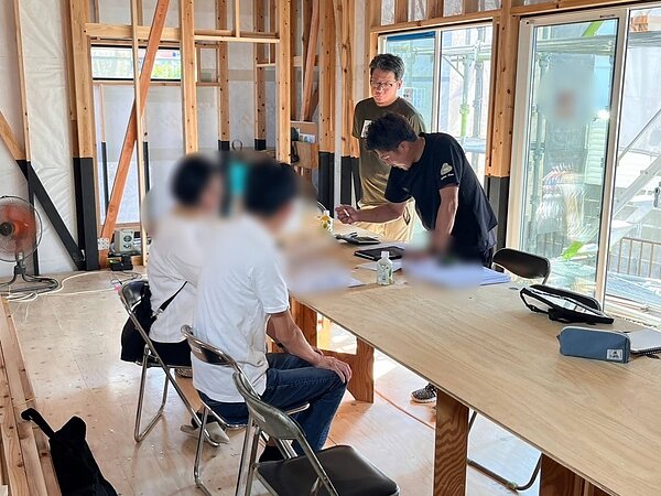 現場打合せが行われました！の画像
