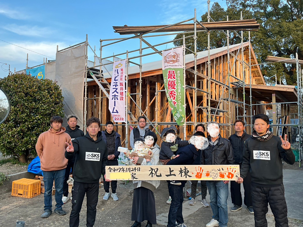 T様邸⌂棟上げの画像