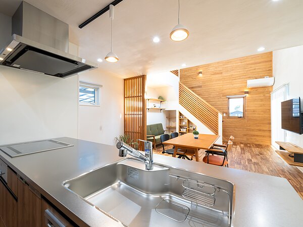 キッチンから見える景色が、暮らしを変えるの画像