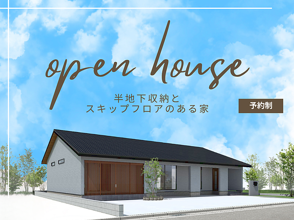 半地下収納とスキップフロアのある家⌂の画像